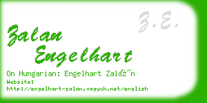 zalan engelhart business card